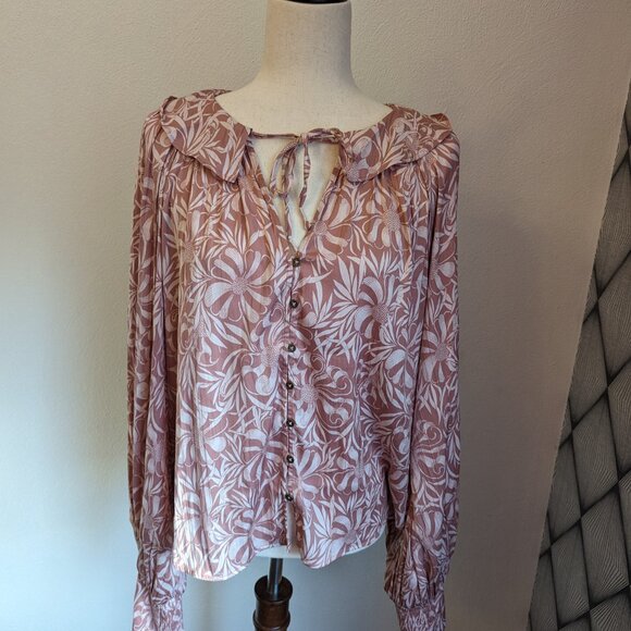 Anthropologie Florence Balducci Femme Collared Blouse - Picture 5 of 11